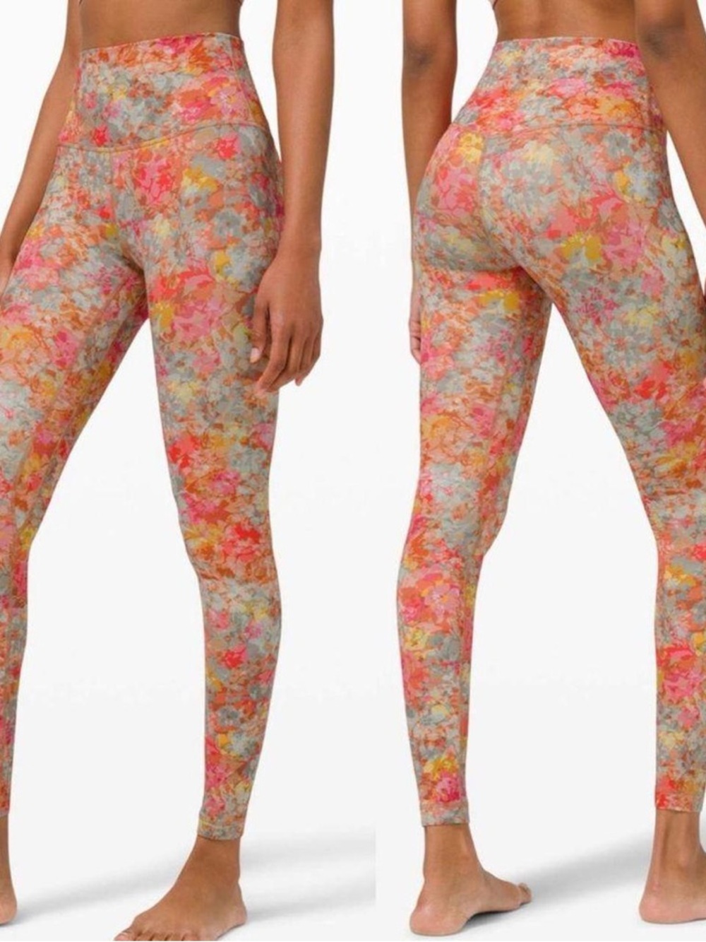 lululemon Align High-Rise Pant in the "Inflorescence Multi" floral print.